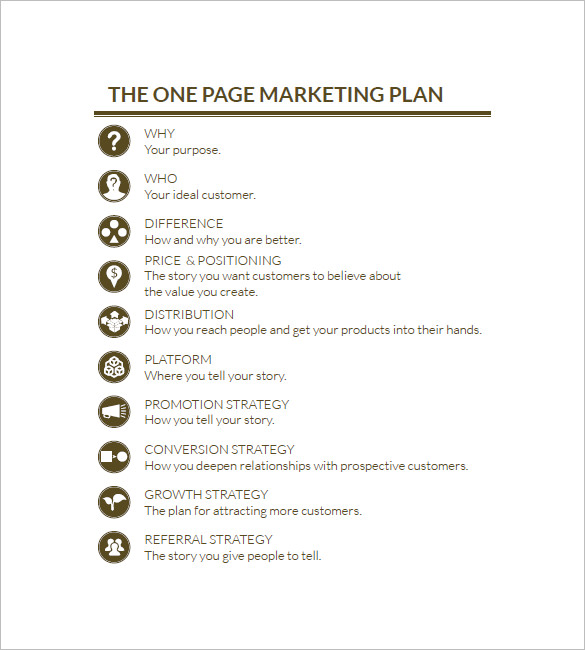 22  Simple Marketing Plan Templates DOC PDF