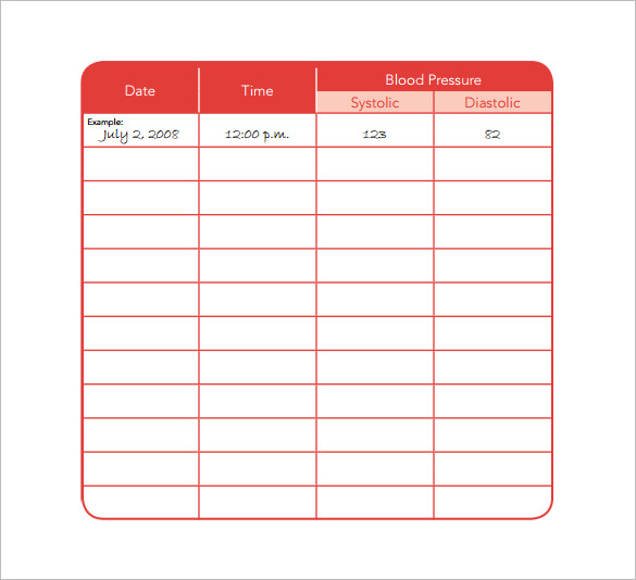 Medicine Tracker Chart