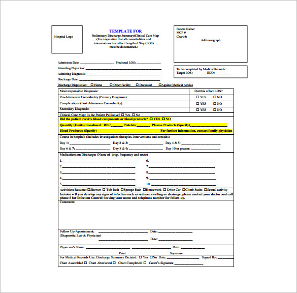 Printable Patient Medical Chart Template Printable Templates Free