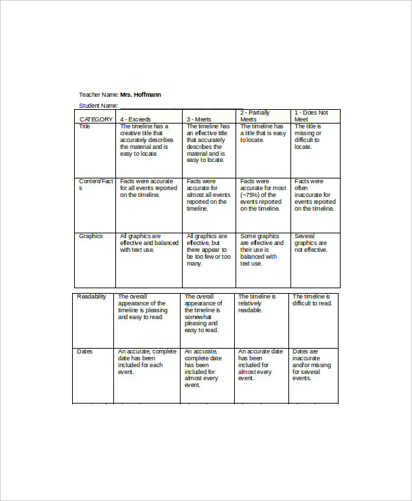 Timeline Template - 9+ Free Word, PDF Documents Download