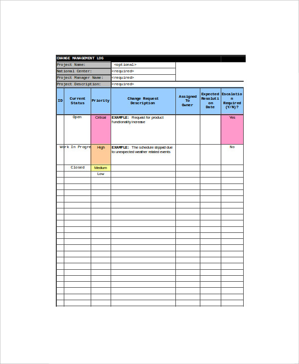 Log Template - 10+ Free Word, Excel, PDF Documents Download