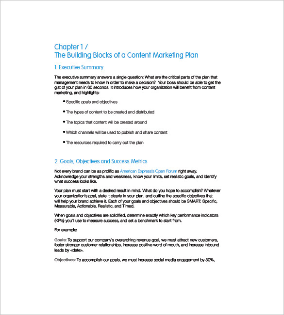 Free social media marketing plan picture