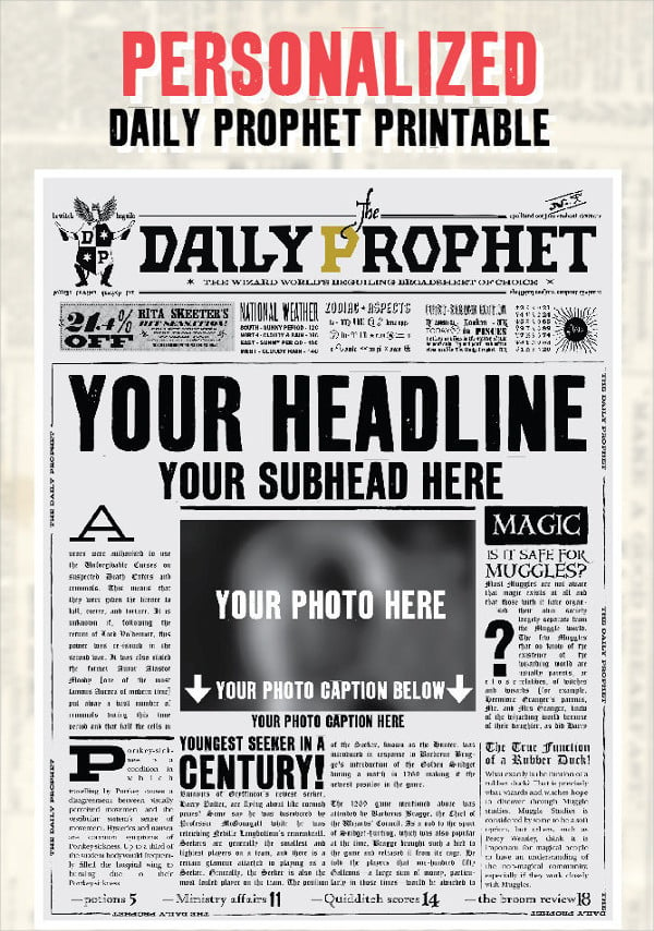 Newspaper Template 16+ Free Word, PDF Documents Download