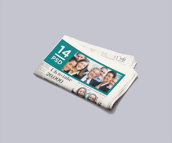 simple newspaper template