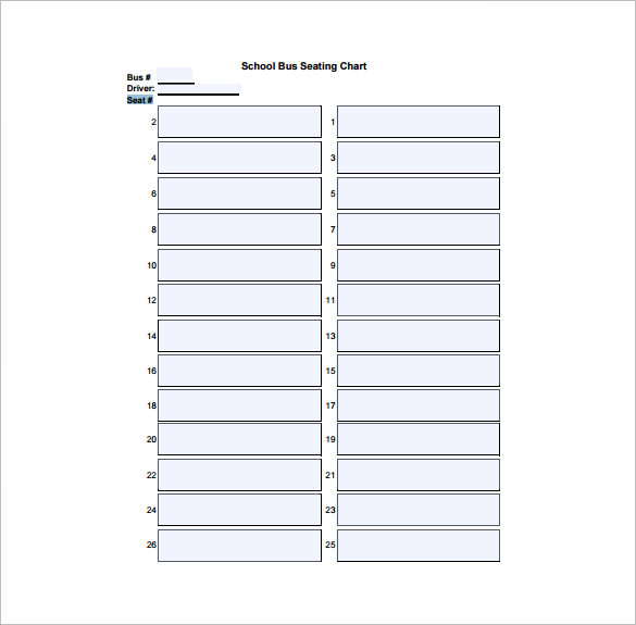 24+ Seating Chart Templates - DOC, PDF