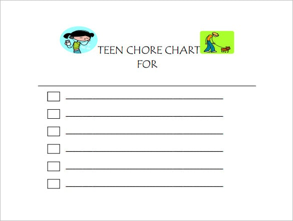 teen-chore-chart-free-pdf-template