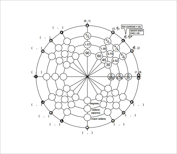 Unit Circle Chart Template 20 Free Word Pdf Format Download