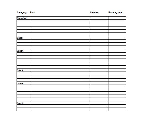 Weight Loss Chart Template – 9+ Free Word, Excel, PDF Format ...