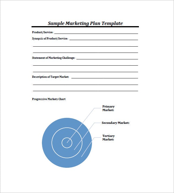 simple marketing plan template pdf