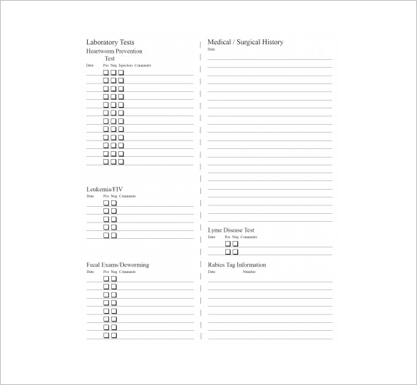 9+ Medical Chart Template Free Word, Excel, PDF Format Download!