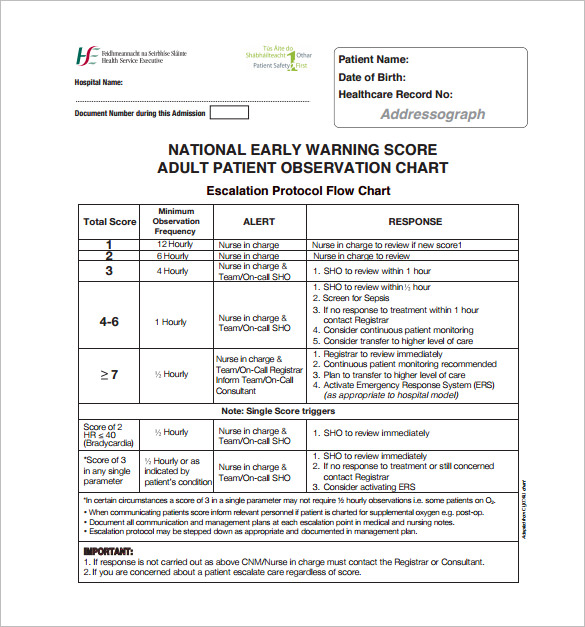 Medical Chart Sample