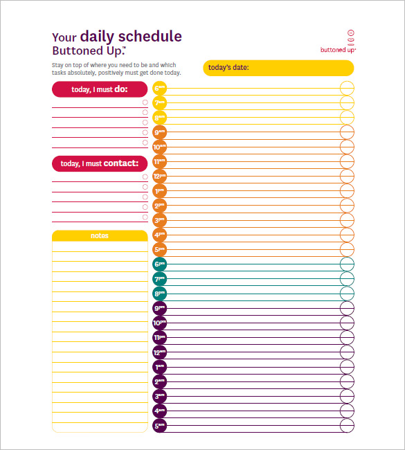 hourly schedule template 34 free word excel pdf format free premium templates