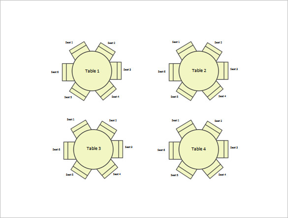 24+ Seating Chart Templates - DOC, PDF