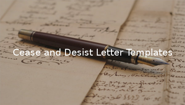cease and desist letter templates