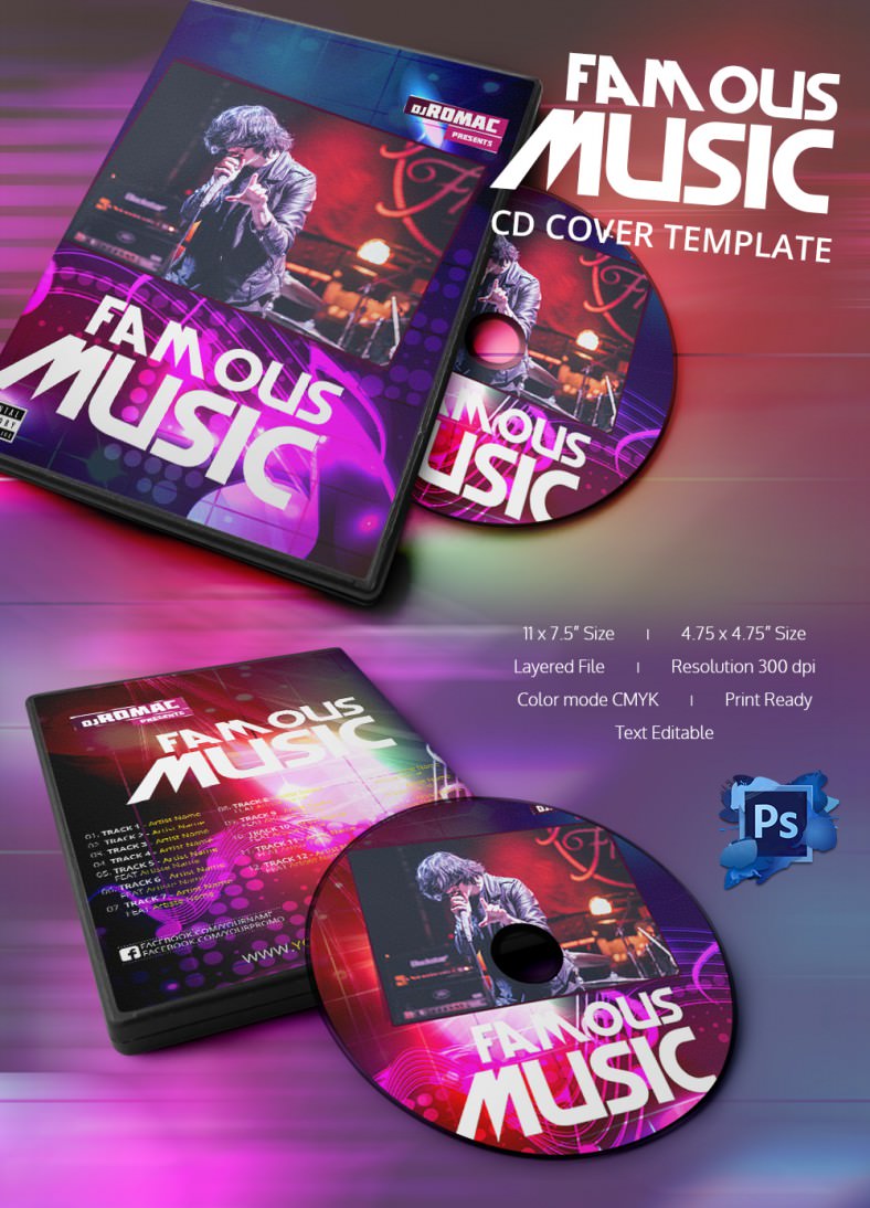 CD Cover Template - 51+ Free PSD, EPS, Word Format Download | Free