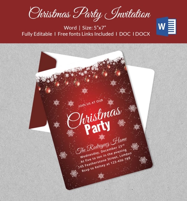 Free Holiday Invitations Templates Downloads For Mac 4