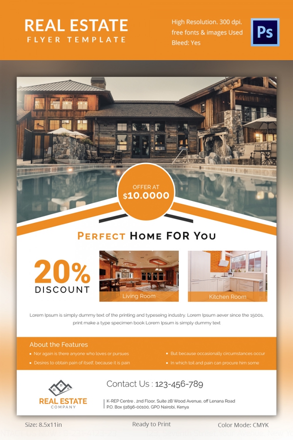 House Rental Flyer Template