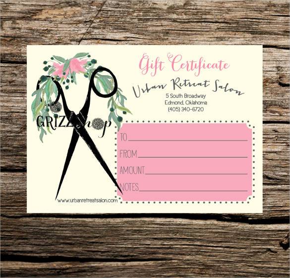 Gift Certificate Template 42+ Examples in PDF, Word In Design Format