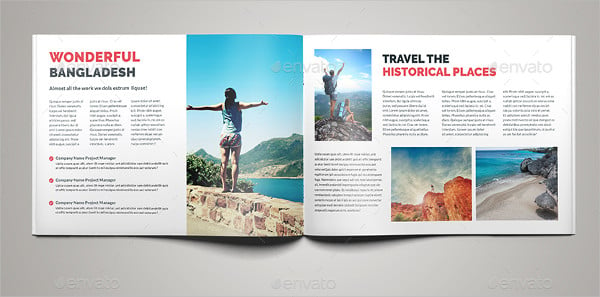 travel agency brochure catalog
