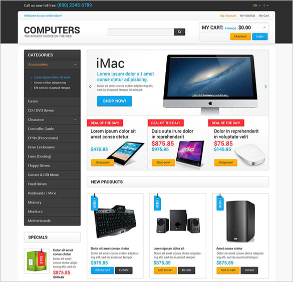 best computers on the net magento theme