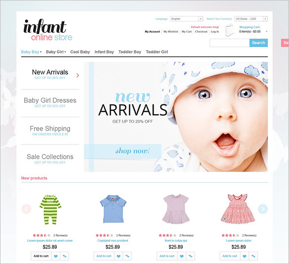 online-infant-store-magento-theme