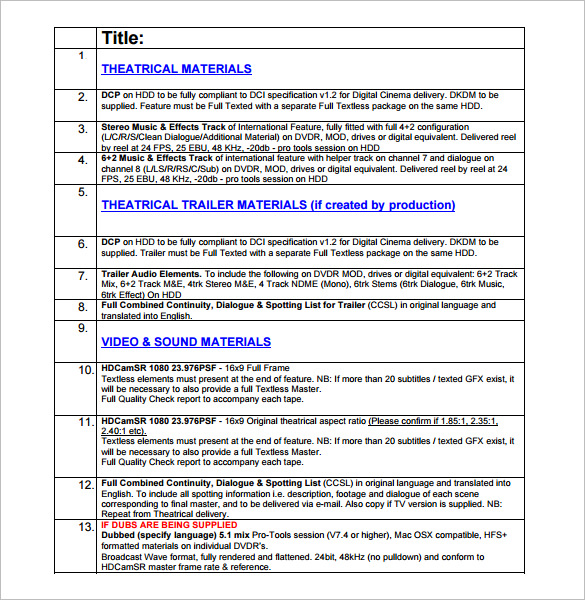 printable event delivery schedule template pdf format