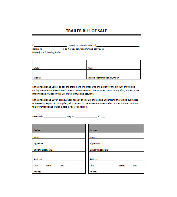 Bill Of Sale Template 44 Free Word Excel PDF Documents Downloaad