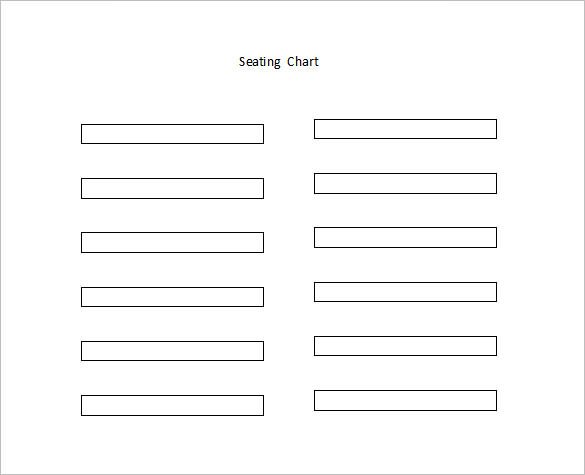 classroom seating chart for kids free word templat