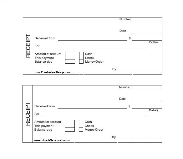 payment receipt template doc