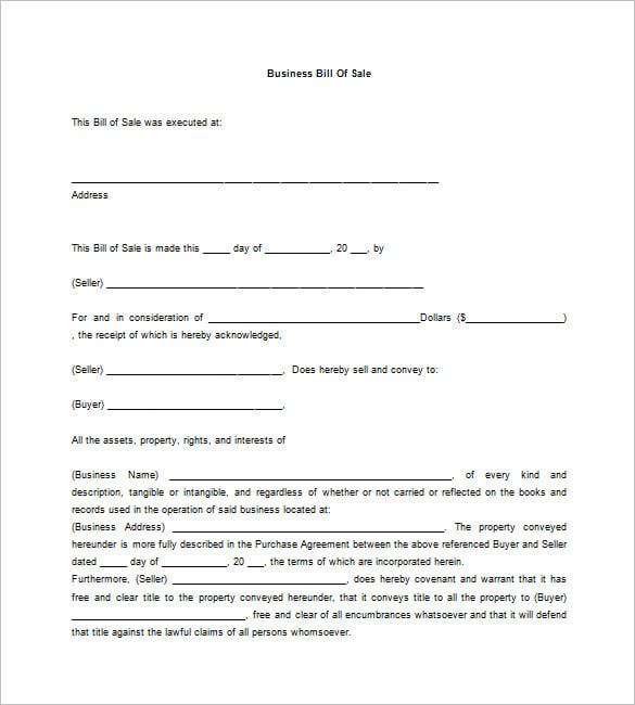 business-bill-of-sale-free-download