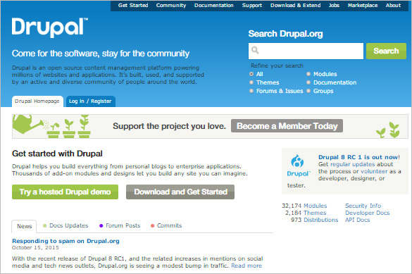 complete working drupal websites for sale