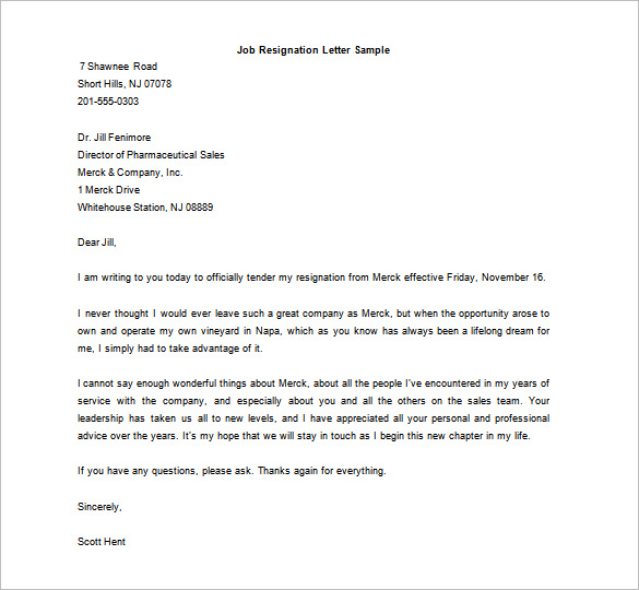 sample withdrawal visa letter Resignation 17  PDF  Free  Letter Template Word, Format