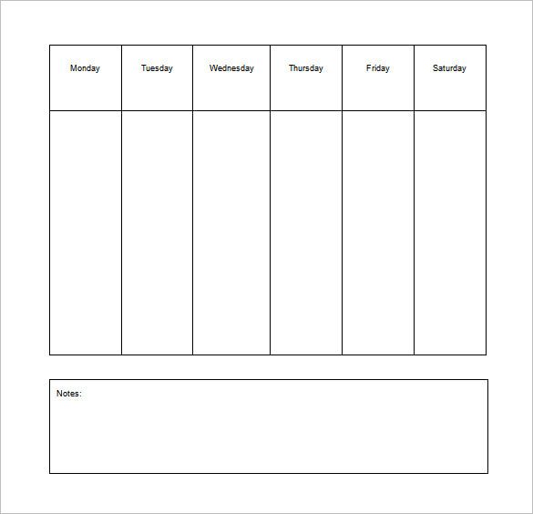 30+ Weekly Chore Chart Templates - DOC, Excel