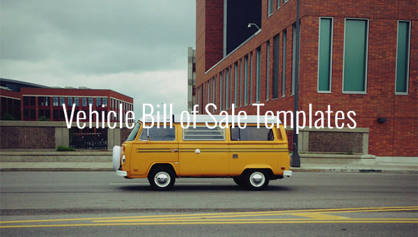 vehicle bill of saletemplates vehicle bill of saletemplates