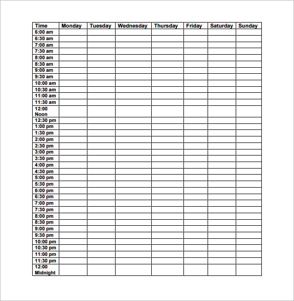 10-daily-schedule-templates-docs-pdf