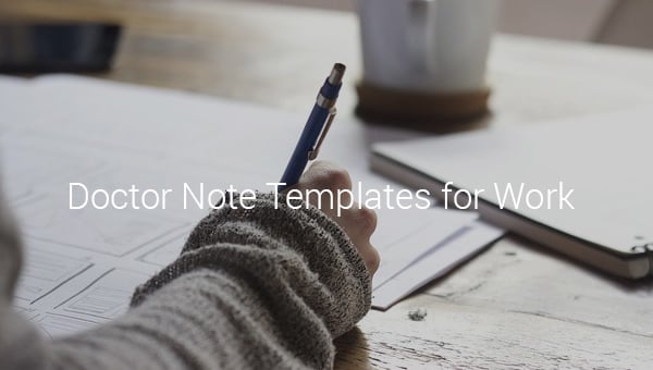 doctor note templates for work