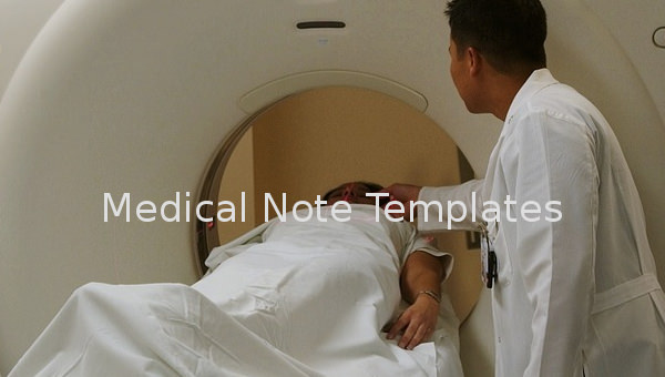 medical note template