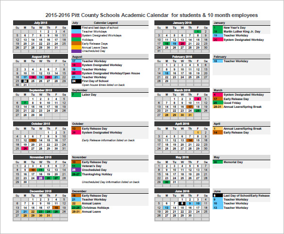 Calendar Template - 41+ Free Printable Word, Excel, PDF, PSD, Indesign ...