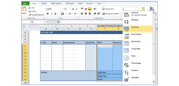 how to create receipts in excel free premium templates