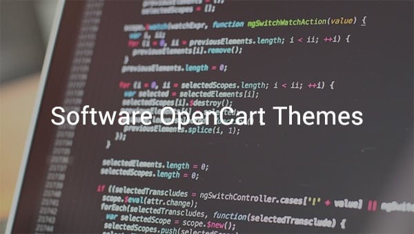 software opencart themes