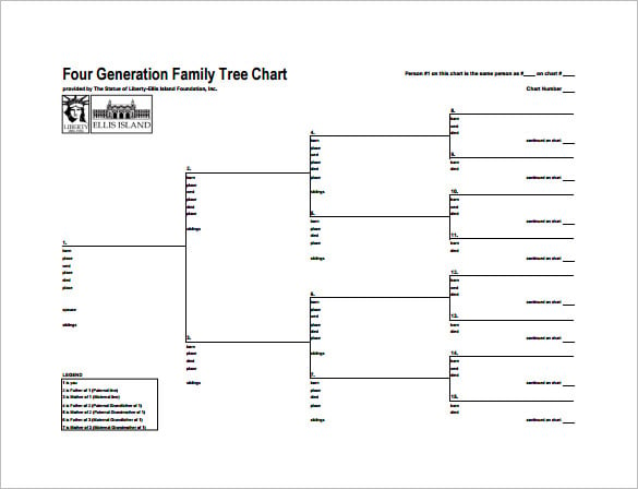 8+ Four Generation Family Tree Template - Free Word, Excel, PDF Format ...