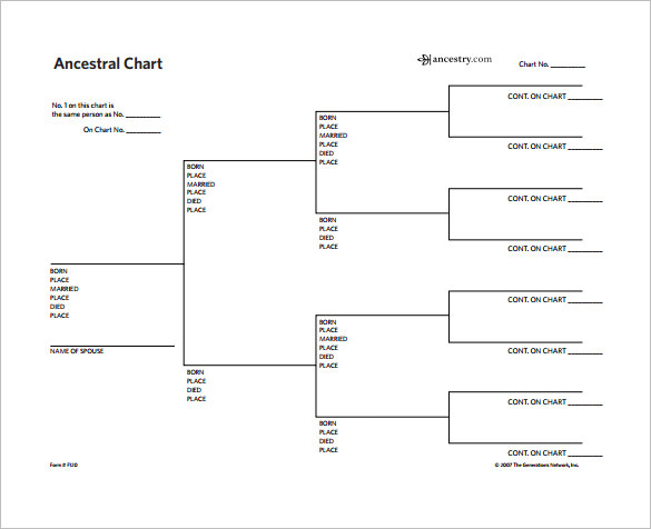 12+ Family Tree Chart Template - Word, Excel, PDF Format Download!