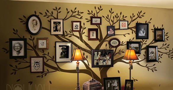 photo family tree wall decal download