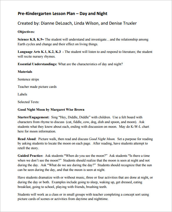 50+ Lesson Plan Templates - PDF, DOC, Excel | Free & Premium Templates