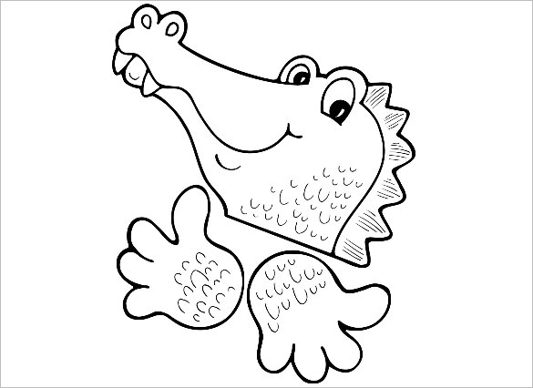 14+ Alligator Templates, Crafts & Colouring Pages