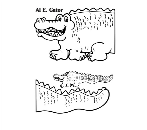 14+ Alligator Templates, Crafts &amp; Colouring Pages