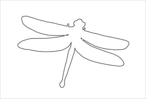 dragonfly painting template