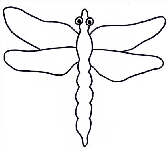 10+ Dragonfly Templates, Crafts & Colouring Pages Free & Premium