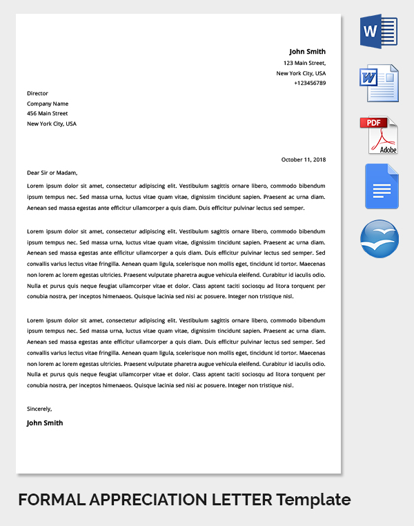 23+ Best Formal Letter Templates - Free Sample, Example ...