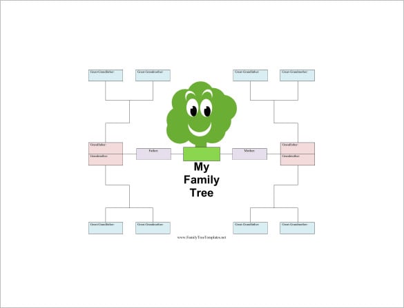kid family tree template sample template